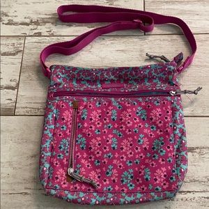 Vera Bradley Pink & Blue Floral Handbag/Crossbody